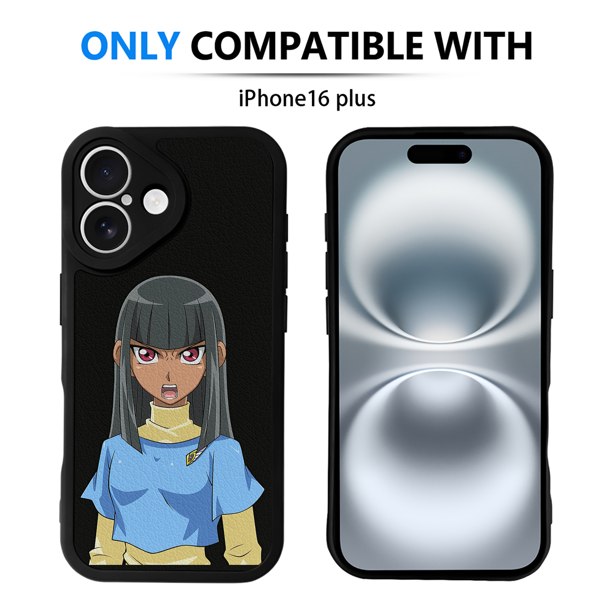 遊☆戯☆王 Yu-Gi-Oh! 【iPhone 16シリーズ対応】シリコンスマホケース（レザー調） 材質：シリコン